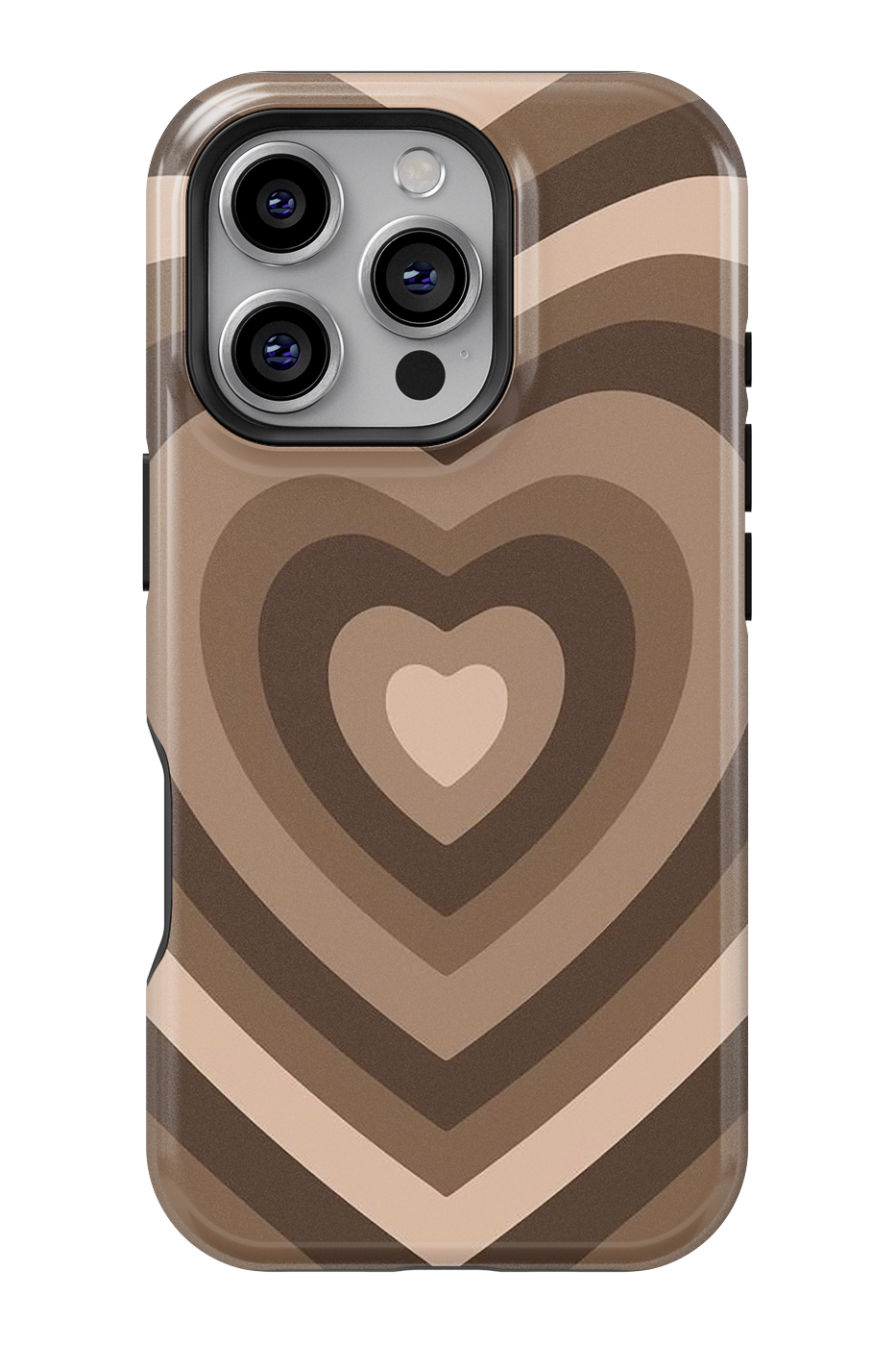 Husa iPhone - BROWN HEARTS