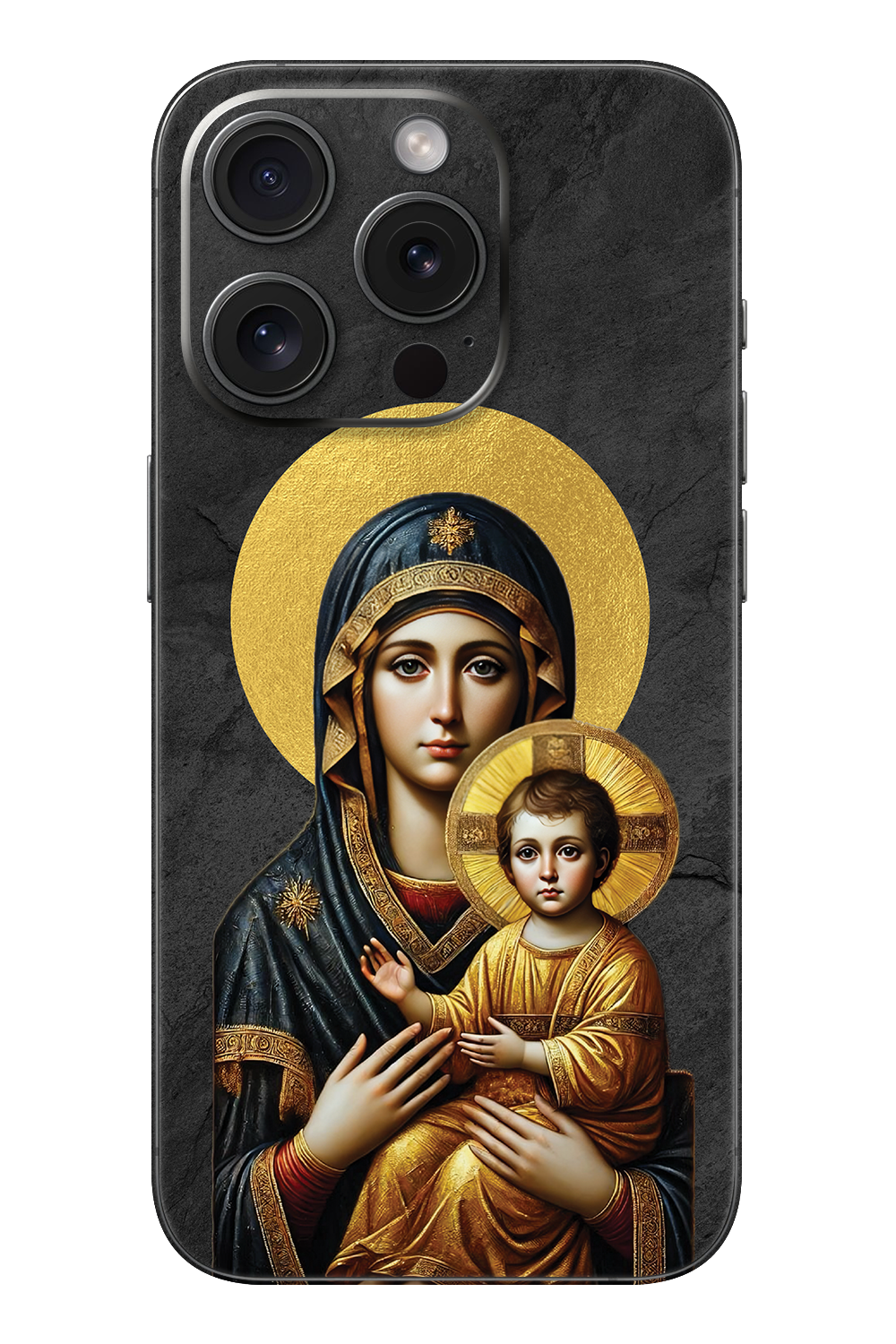 Skin iPhone - FECIOARA MARIA cu aur 22k