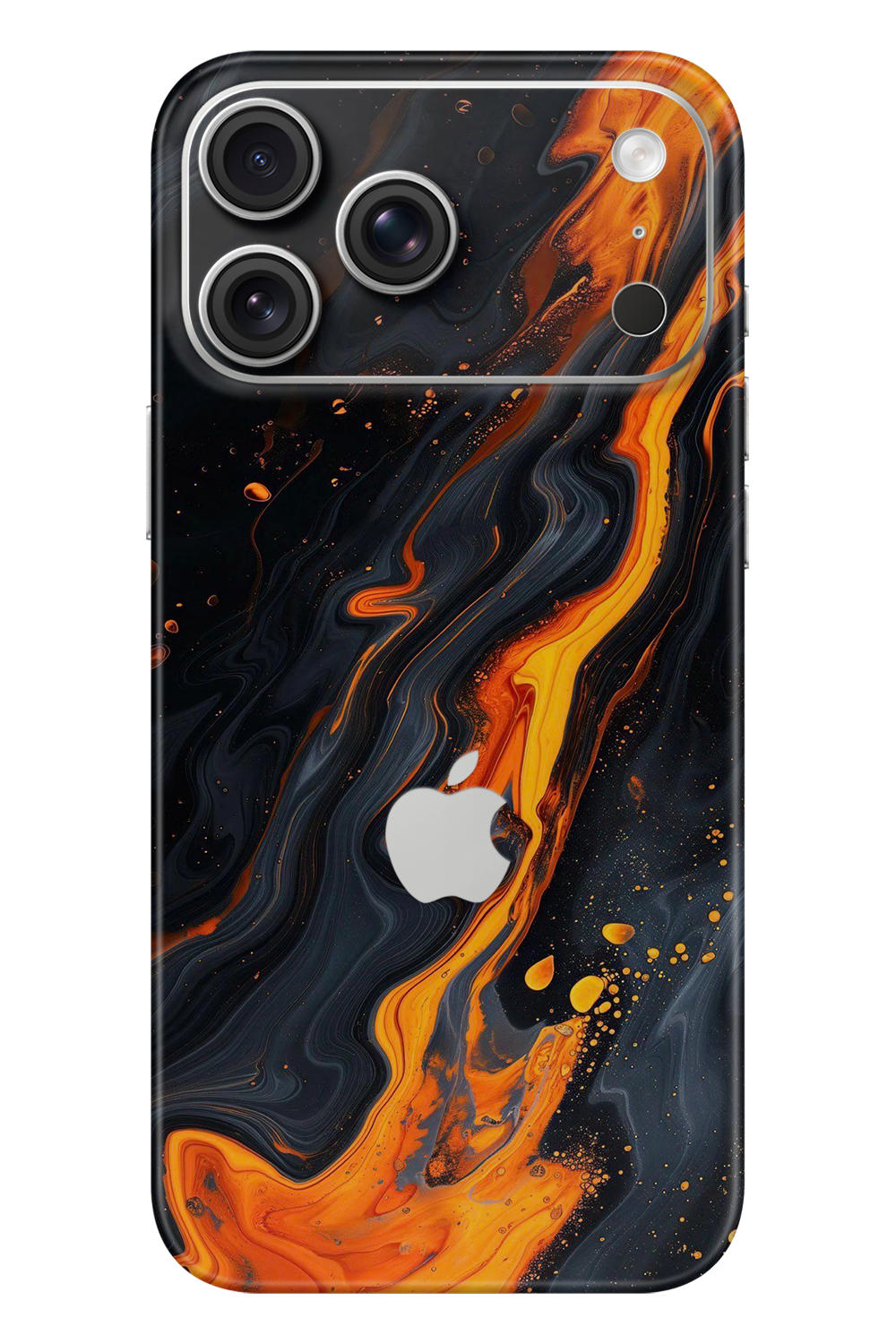 Skin iPhone - Orange Fire