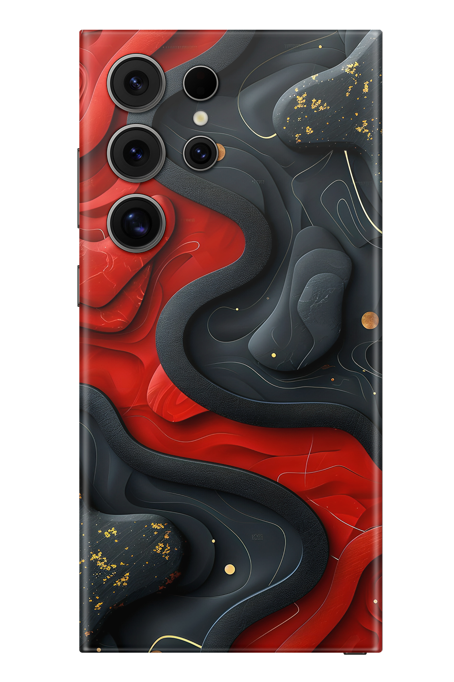 Skin Samsung - Red Black
