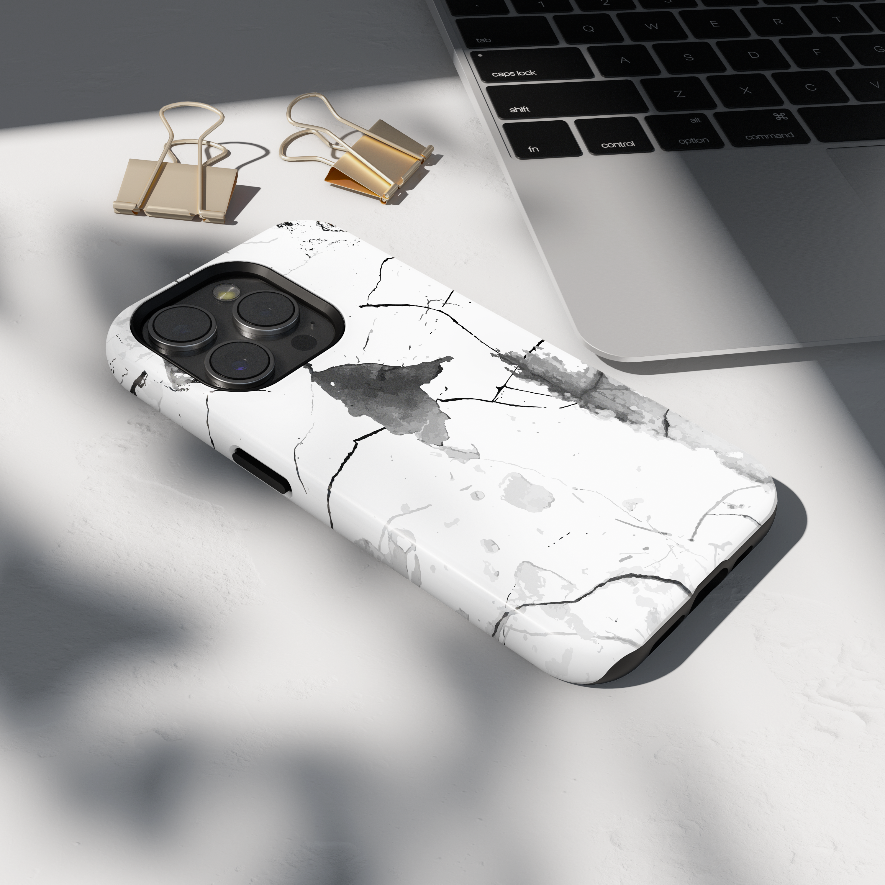 Husa iPhone - WHITE MARBLE