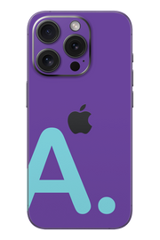 Skin iPhone - PERSONALIZAT cu initiala