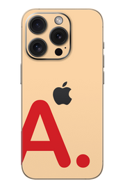 Skin iPhone - PERSONALIZAT cu initiala