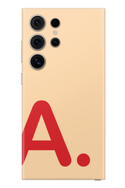 Skin Samsung - PERSONALIZAT cu initala