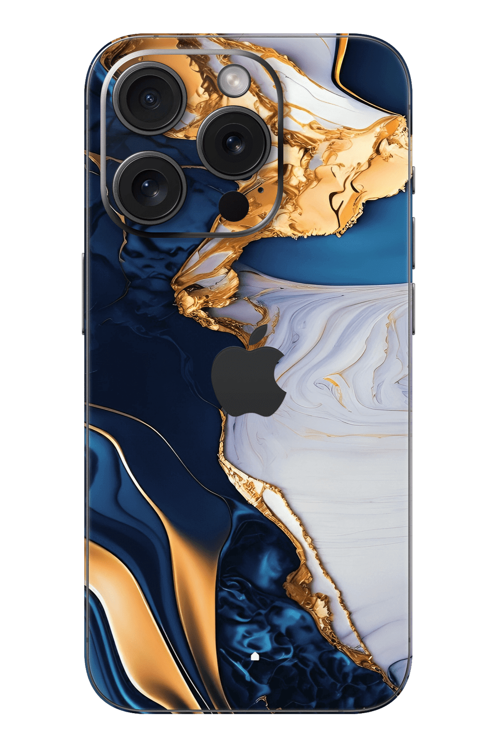 Skin iPhone - Blue Gold