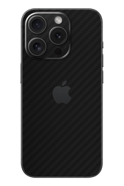 Skin iPhone - Carbon Negru 3D