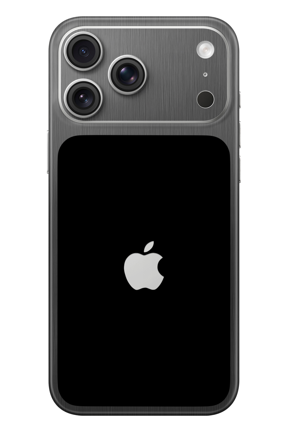 Iphone Duo Rear Skin iPhone - DUO Black Titanium SKIN - iPhone 17 Style – covered