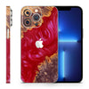 Iphone Skin Damascus - Skin IPhone - Red Resin (finisaj Mat)