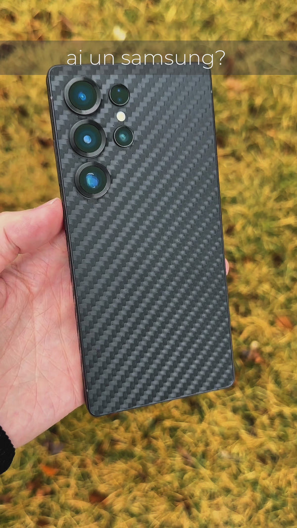 Skin Samsung - Carbon Negru 3D