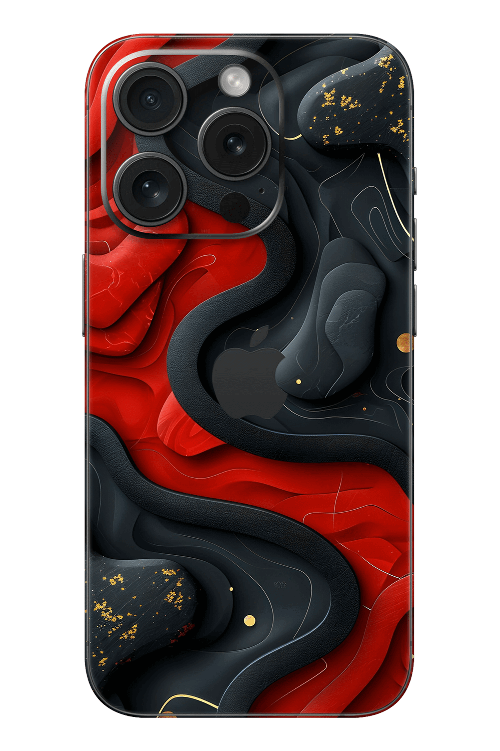 Skin iPhone - Red Black