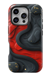 Husa iPhone - RED BLACK