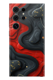 Skin Samsung - Red Black