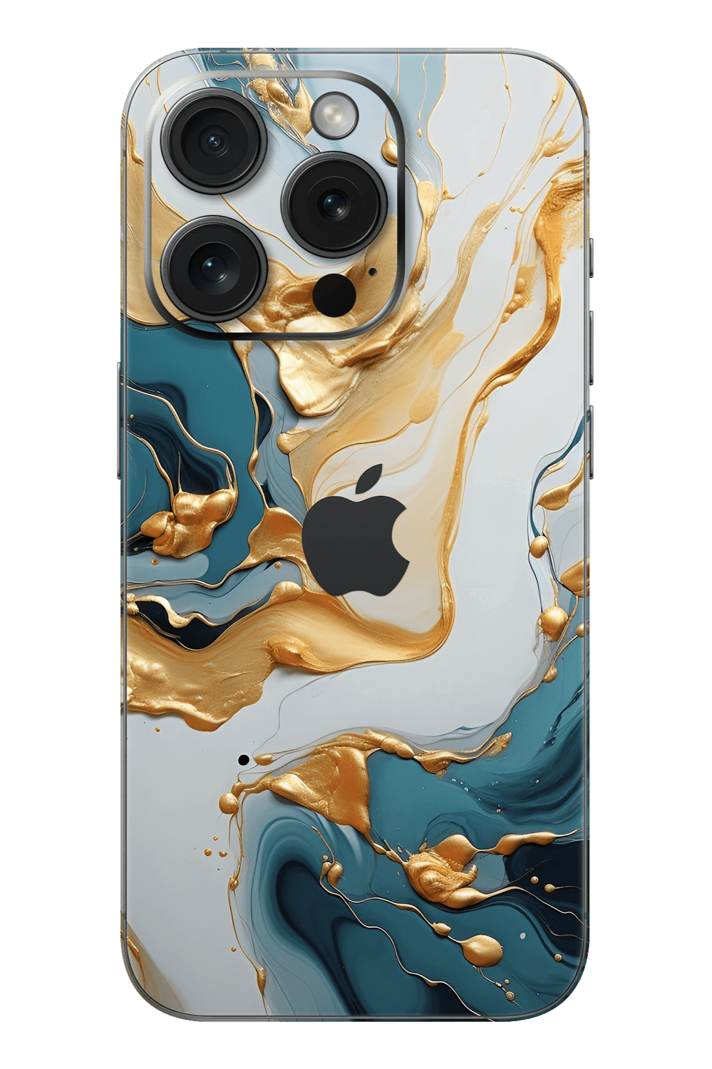 Skin iPhone - Turq Gold