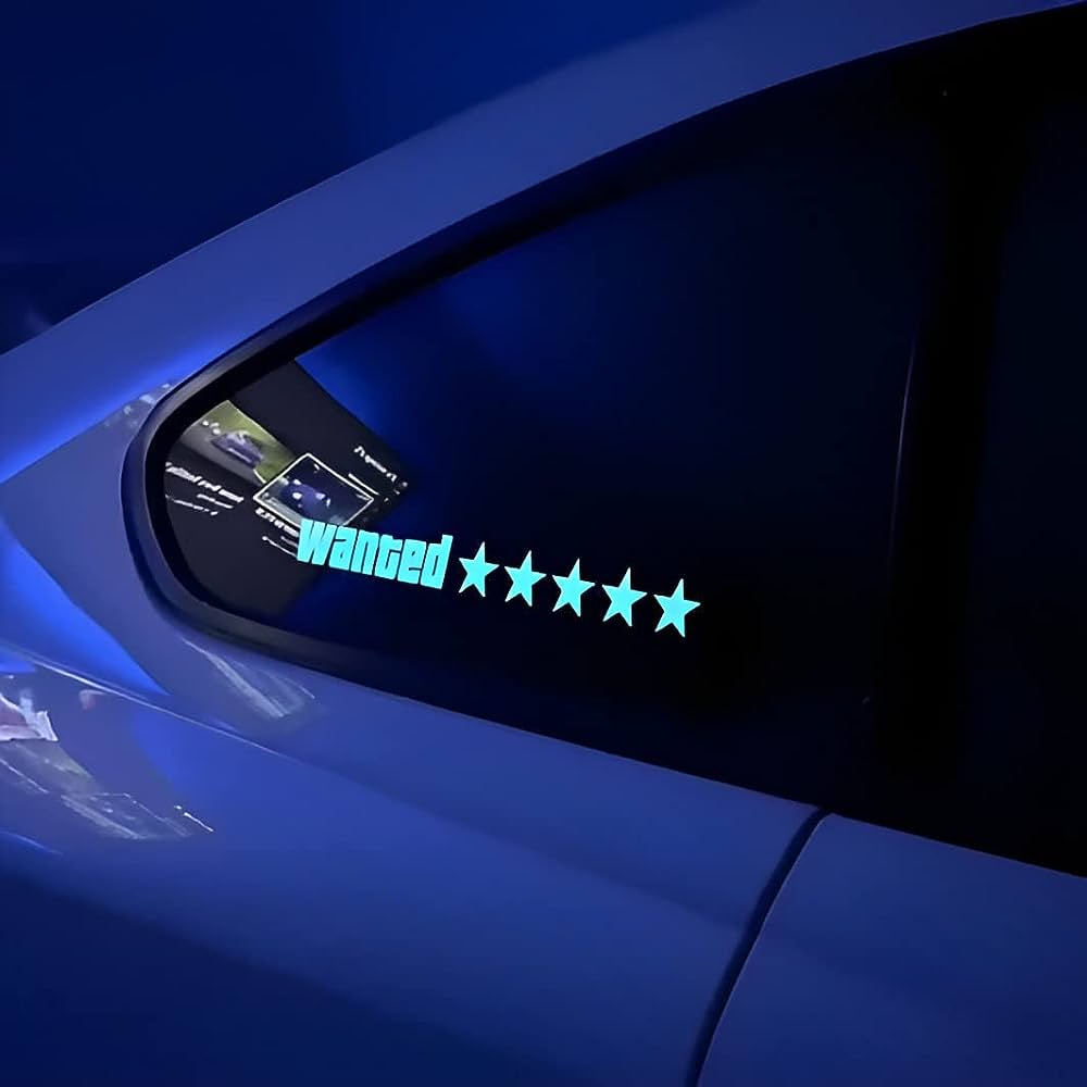 Wanted Level LED Car Sign