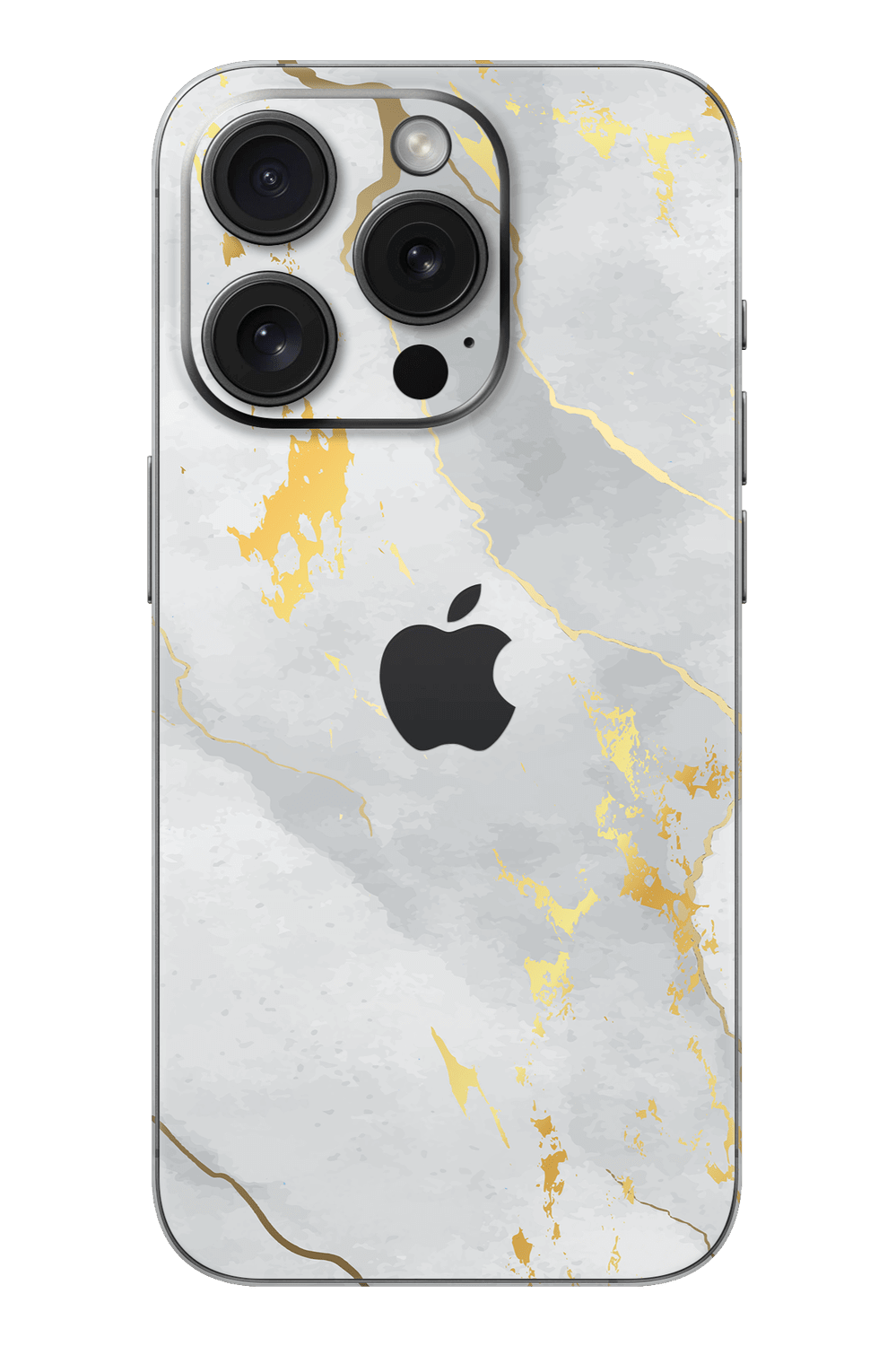 Skin iPhone - White Gold Marble