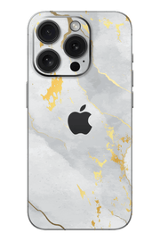 Skin iPhone - White Gold Marble